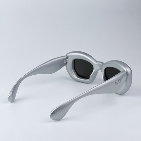 Loewe Women  BRAND NEW Sunglasses LW40117I 20C Metallized Grey Smoke Mirror